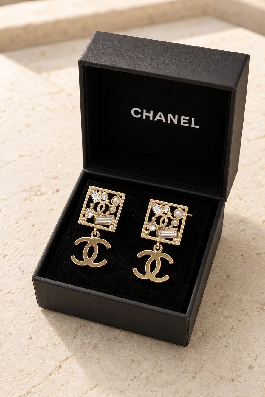 CHANEL Classic Parisian Earrings Style 18 | New with Box - Picture 2 of 9